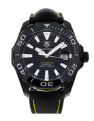 TAG Heuer Aquaracer Calibre 5 Automatic black dial men's watch front view