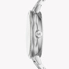 Michael Kors MKO1053 silver dial bracelet watch