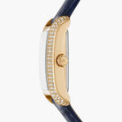 Michael Kors Emery MK2982 Women's White Dial Blue Leather Watch