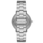 Back case of Michael Kors MK9133 silver bracelet wristwatch