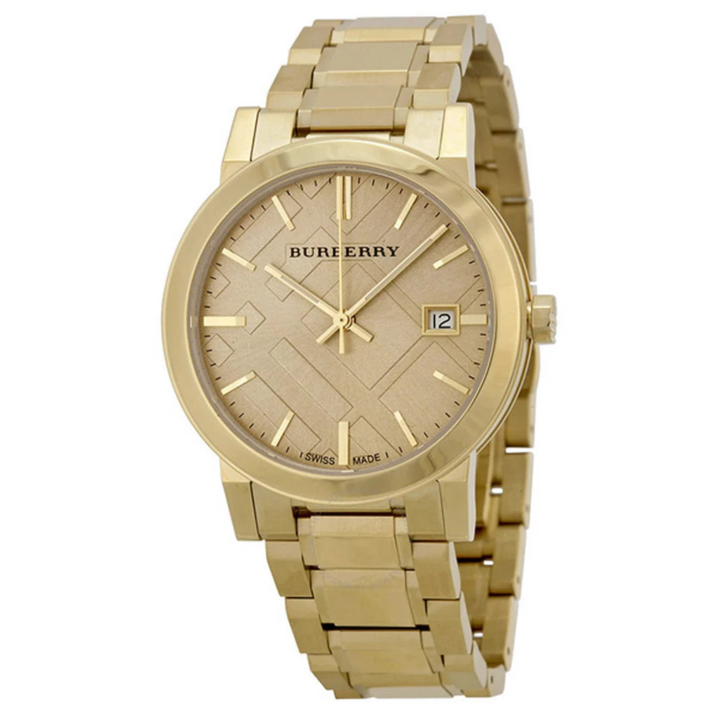 Burberry The City Yellow Gold BU9033 – Men’s Watch - Luxverse