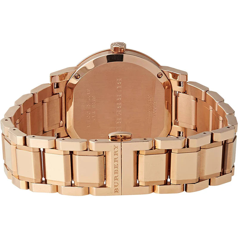Burberry The City Rose Gold Quartz BU9004 – Men’s Watch - Luxverse