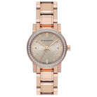 Burberry The City Diamond BU9225 Rose Gold 26mm Ladies Watch - Luxverse