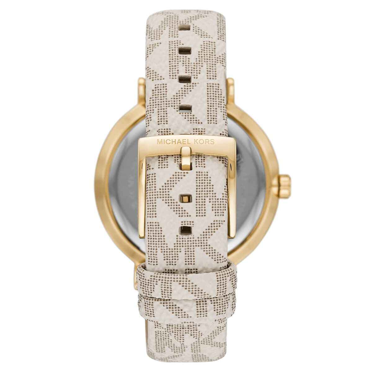 Michael Kors Addyson MK2946 Women's Silver Dial White PVC Watch