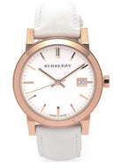 Burberry The City White Dial White Leather Strap BU9108 – Women’s Watch - Luxverse