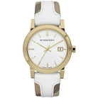 Burberry White Large Check BU9110 – Women’s Watch - Luxverse