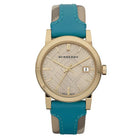 Burberry White Dial Turquoise Leather BU9112 – Women’s Watch - Luxverse