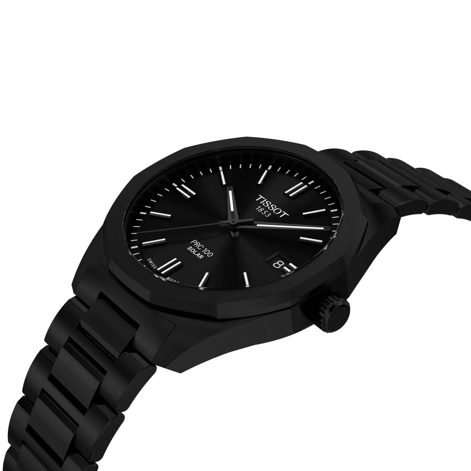 Tissot PRC 100 Solar 39mm T151.422.33.051.00 Quartz Men’s Watch - Luxverse