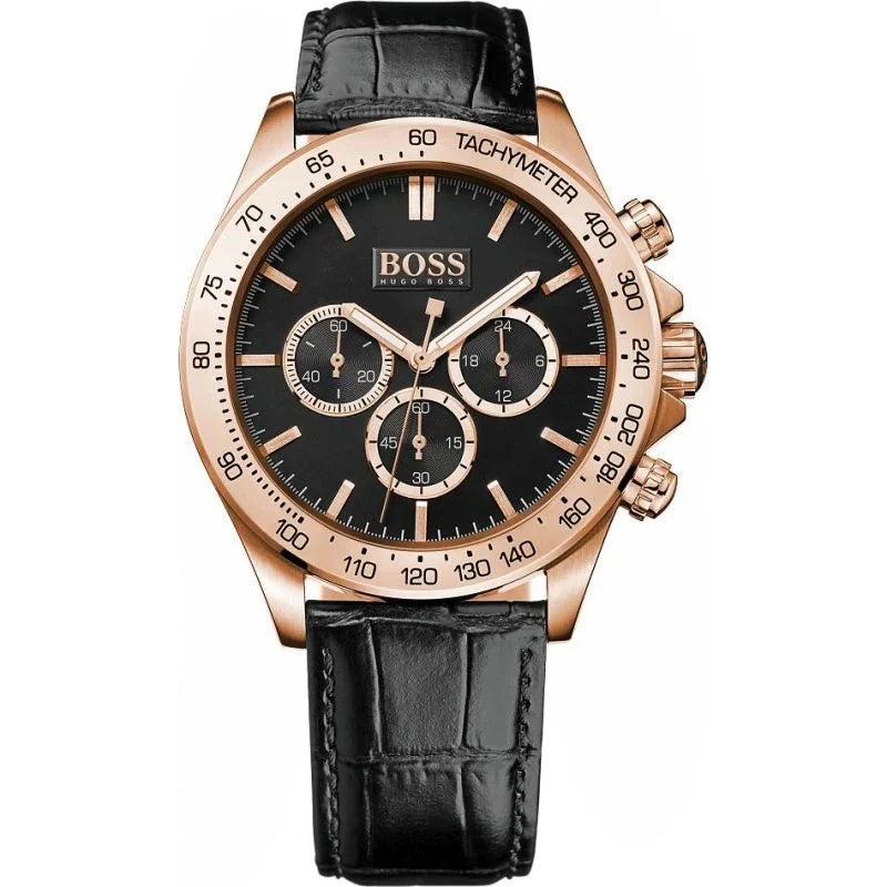 Hugo Boss Men’s Quartz Leather Watch HB1513179 – Men’s Watch - Luxverse