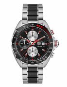 TAG Heuer Limited Edition Black Dial Two Tone Steel Strap Watch CAZ2018.BA0970 Formula 1 Calibre 16 Max Verstappen - Luxverse