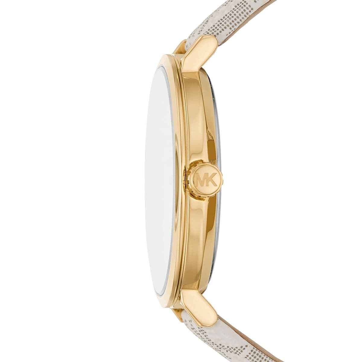 Michael Kors Addyson MK2946 Women's Silver Dial White PVC Watch