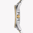 Michael Kors MK6931 silver and gold stainless steel watch