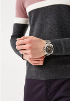 Michael Kors MK8609 silver-tone stainless steel fashion watch