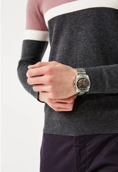 Michael Kors MK8609 silver-tone stainless steel fashion watch