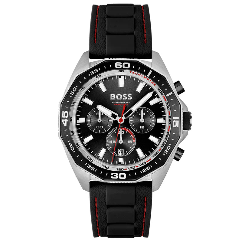 Hugo Boss Black Silicon Quartz HB1513969 – Men’s Wristwatch - Luxverse