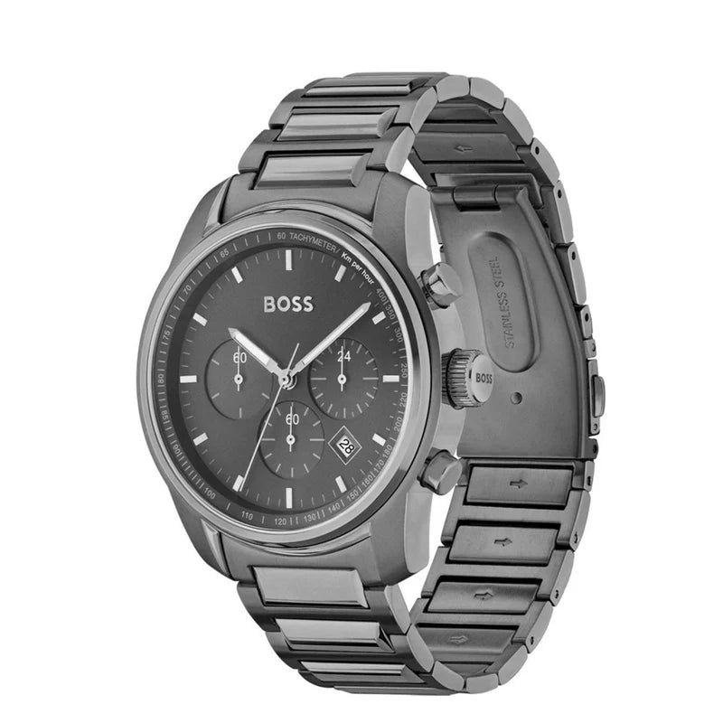 Hugo Boss Chronograph Grey Dial  HB1514005 – Men’s Watch - Luxverse