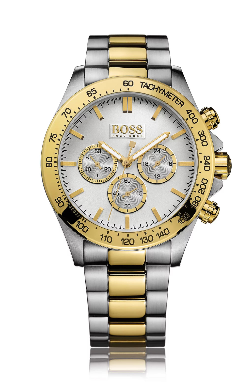 Hugo Boss Silver Dial Stainless Steel & Yellow Gold HB1512960 – Men’s Watch - Luxverse