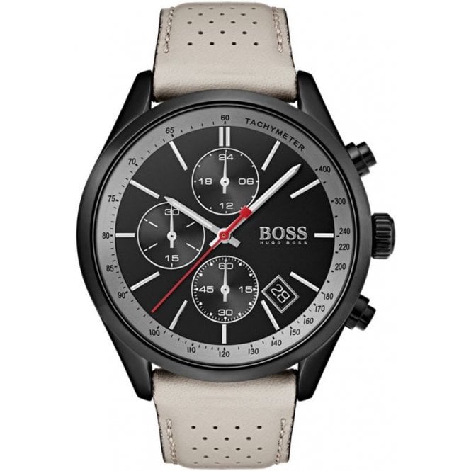 Hugo Boss Stainless Steel Quartz HB1513562 Chronograph Leather – Men’s Watch - Luxverse