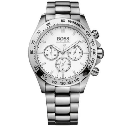 Hugo Boss Ikon Chronograph White Dial HB1512962 – Men’s Watch - Luxverse