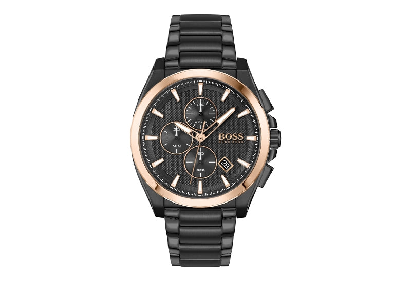 Hugo Boss HB1513885 Black Steel Watch Strap – Men’s Watch - Luxverse