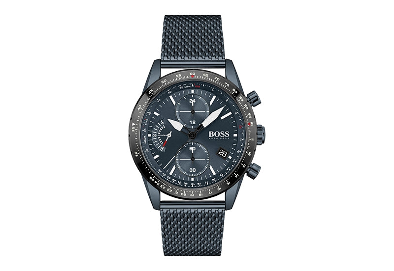 Hugo Boss HB1513887 Blue Steel Watch Strap – Men’s Watch - Luxverse