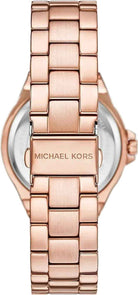 Michael Kors MKO1187 Women's Rose Gold Stainless Steel Pavé Dial Watch 37mm