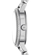 Michael Kors MKO1171 pave dial and bezel bracelet watch