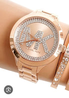 Michael Kors Aspyn MKO1107 women's rose gold stainless steel watch