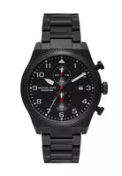 Michael Kors Panorama MK9198 men's black chronograph watch
