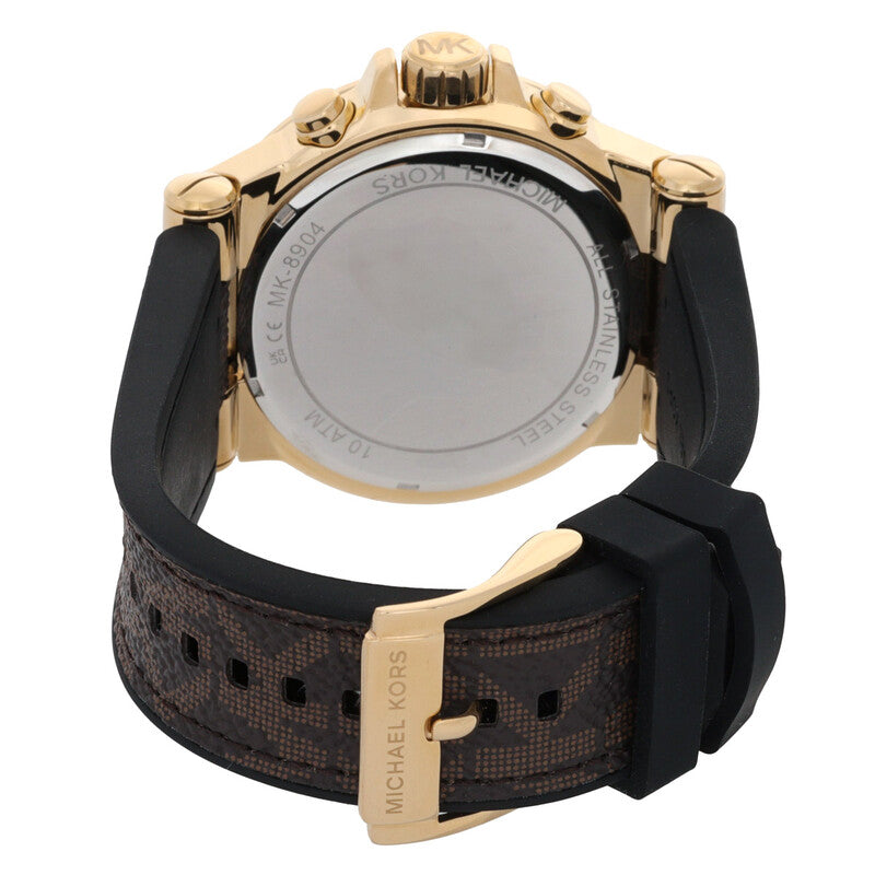 Back case of Michael Kors MK8904 quartz chronograph wristwatch