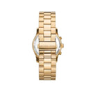 Michael Kors Runway MK7353 Women's Blue Dial Gold Stainless Steel Chronograph Watch