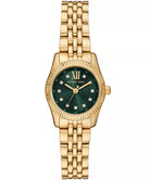 Michael Kors Lexington MK4842 women's gold green dial watch