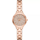 Michael Kors Aspyn MKO1087 women's rose gold stainless steel watch