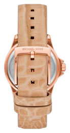 Michael Kors Mini Everest MK4719 Women's White Dial Brown Leather Strap Watch