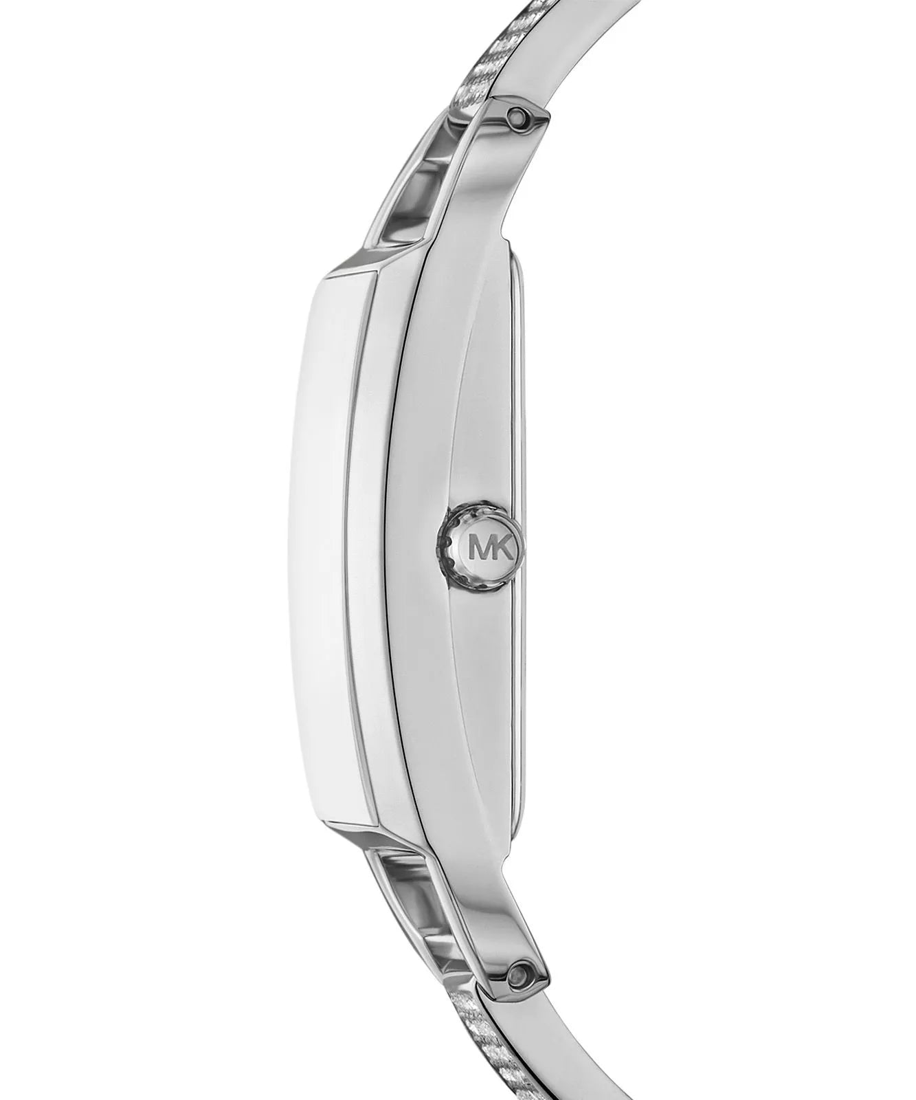 Michael Kors MK4841 silver pavé dial analog watch