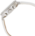 Michael Kors Parker MK2277 Women's White Dial Leather Chronograph Watch
