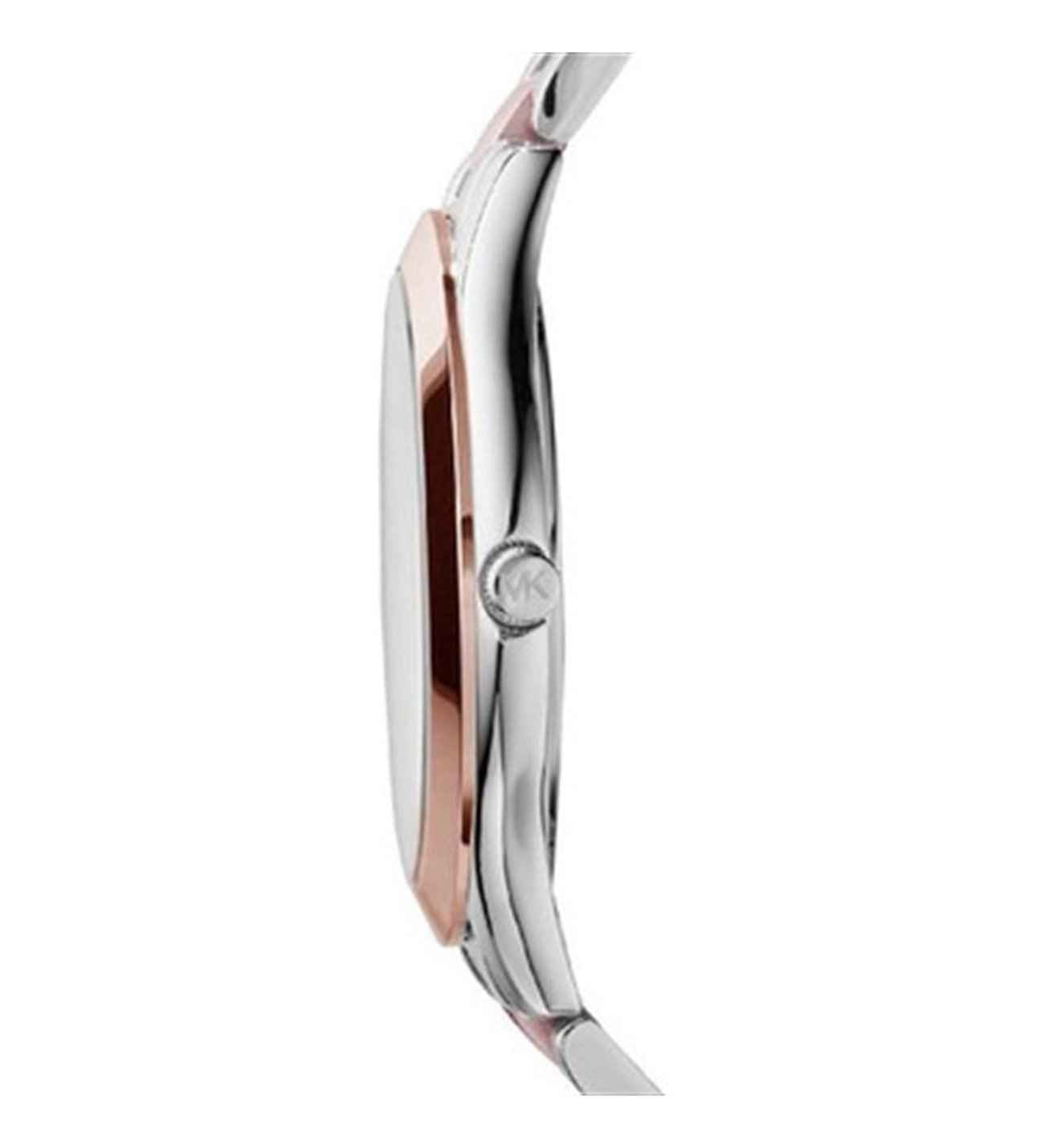 Michael Kors Slim Runway MK3204 Women's Silver Dial Two-Tone Stainless Steel Watch