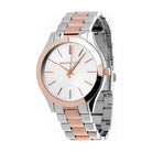 Michael Kors Slim Runway MK3204 Women's Silver Dial Two-Tone Stainless Steel Watch