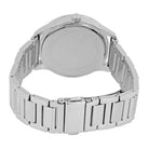 Back view of Michael Kors MK3672 quartz watch with stainless steel case