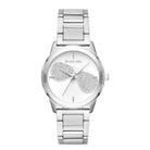 Michael Kors Hartman MK3672 Women's Stainless Steel White Dial Watch