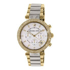 Michael Kors Parker MK5687 Women's Two-Tone Stainless Steel Chronograph Watch