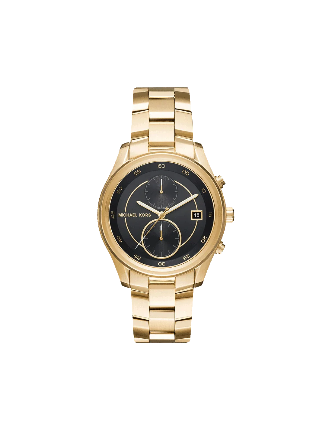 Michael Kors MK6497 women's gold black dial watch