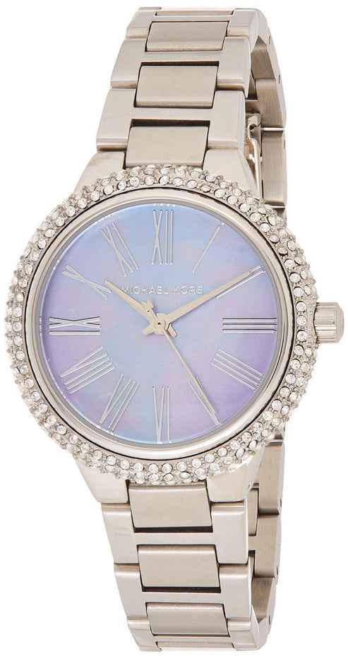 Michael Kors Taryn MK6562 Women's Purple Dial Silver Chronograph Watch