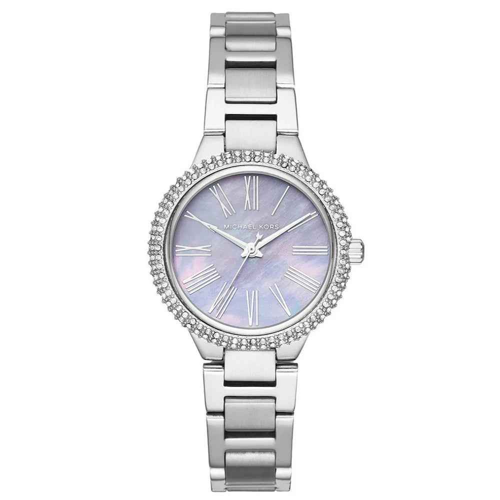 Michael Kors Taryn MK6562 Women's Purple Dial Silver Chronograph Watch