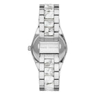 Back view of Michael Kors MK6649 quartz watch with stainless steel case