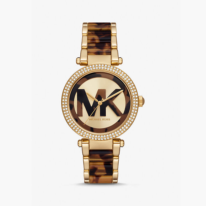 Michael Kors MK7369 women's gold stainless steel wristwatch