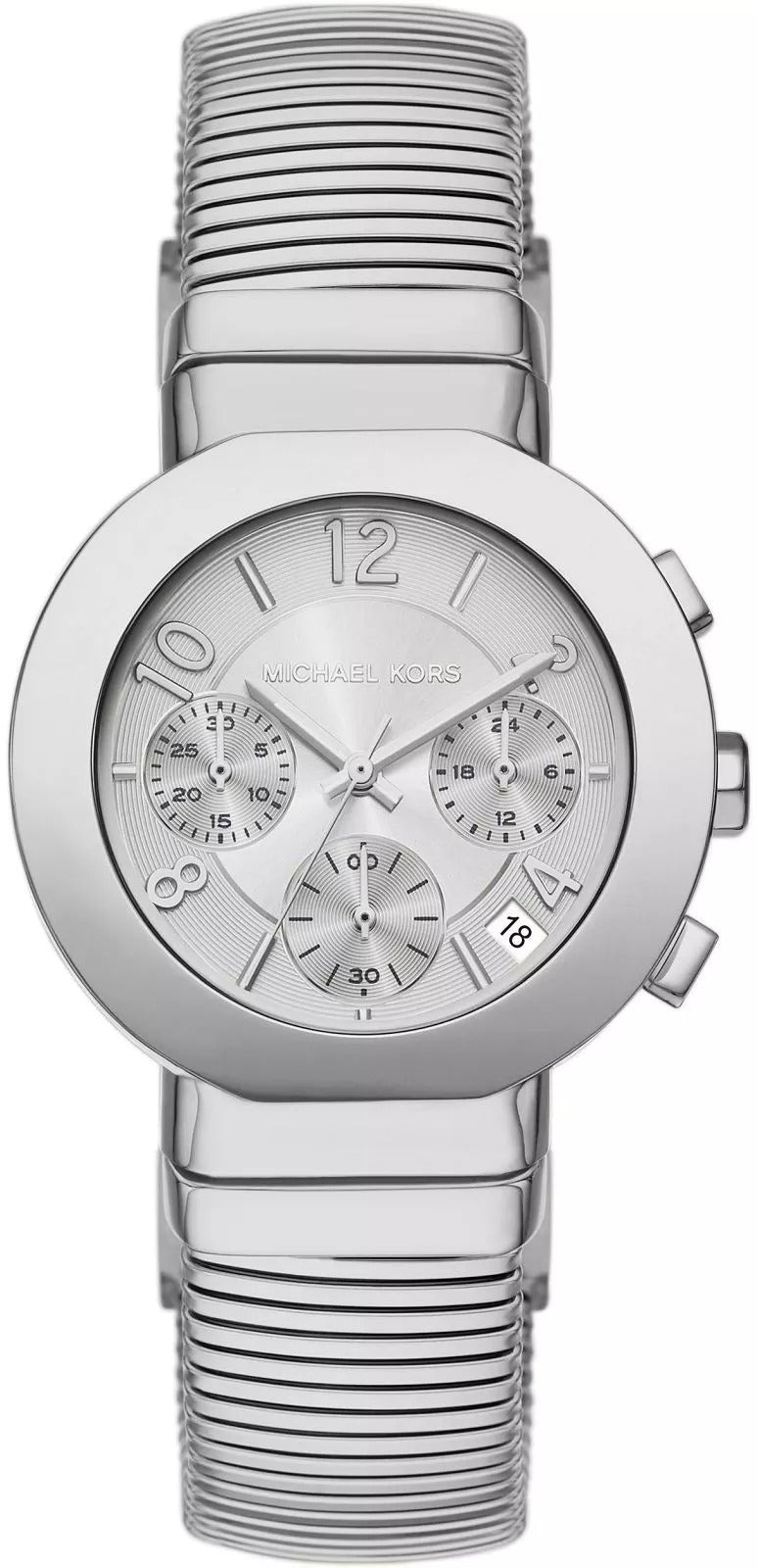 Michael Kors Gramercy MK7526 women's silver chronograph watch