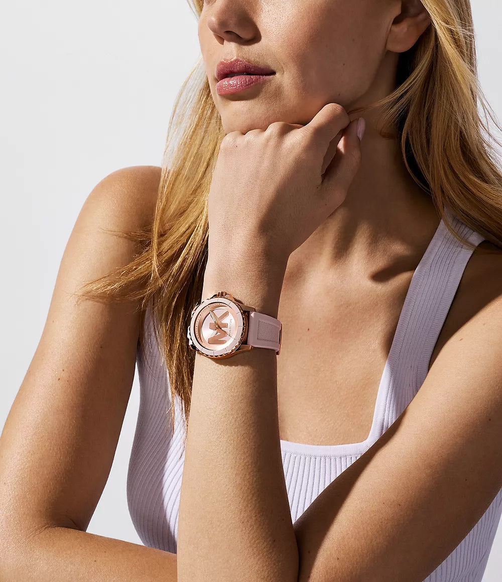 Michael Kors MK7536 rose gold-tone stainless steel wristwatch