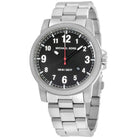 Close-up of Michael Kors MK8500 classic dial with stainless steel bracelet