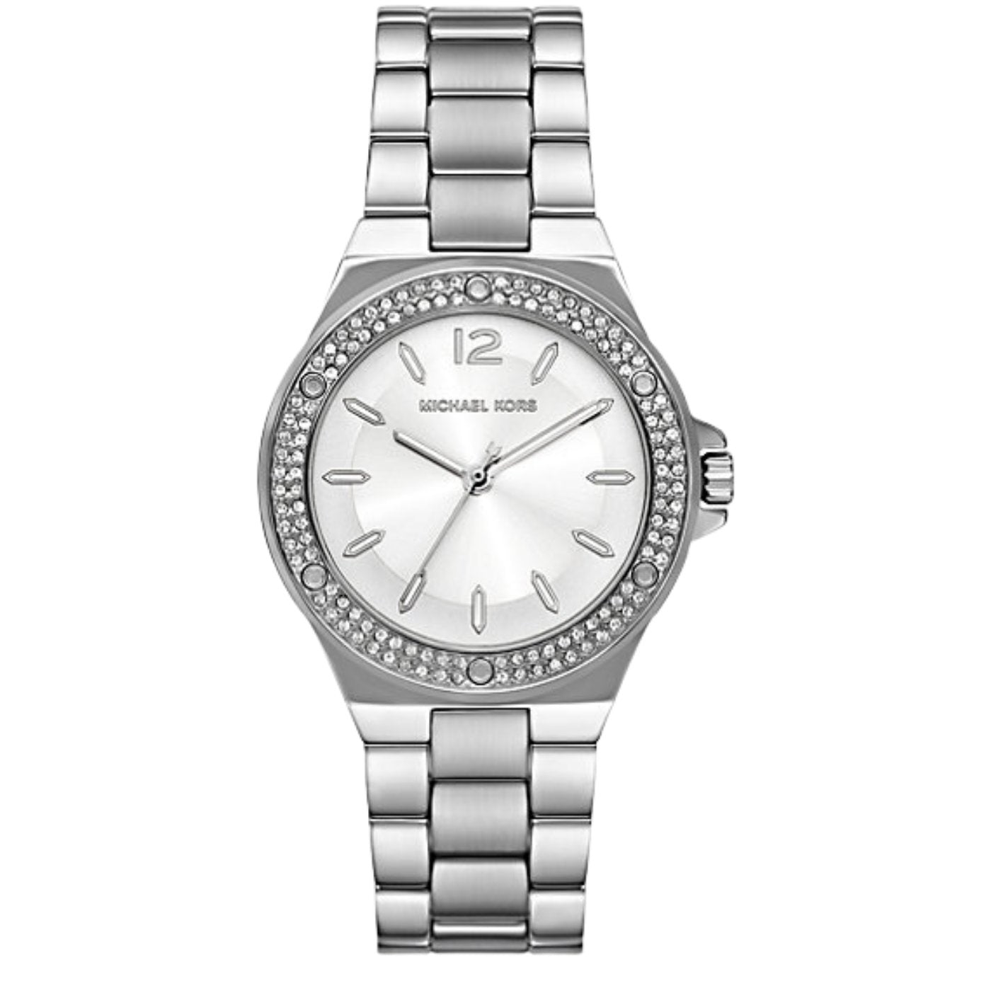 Michael Kors MKO1188 silver tone stainless steel watch